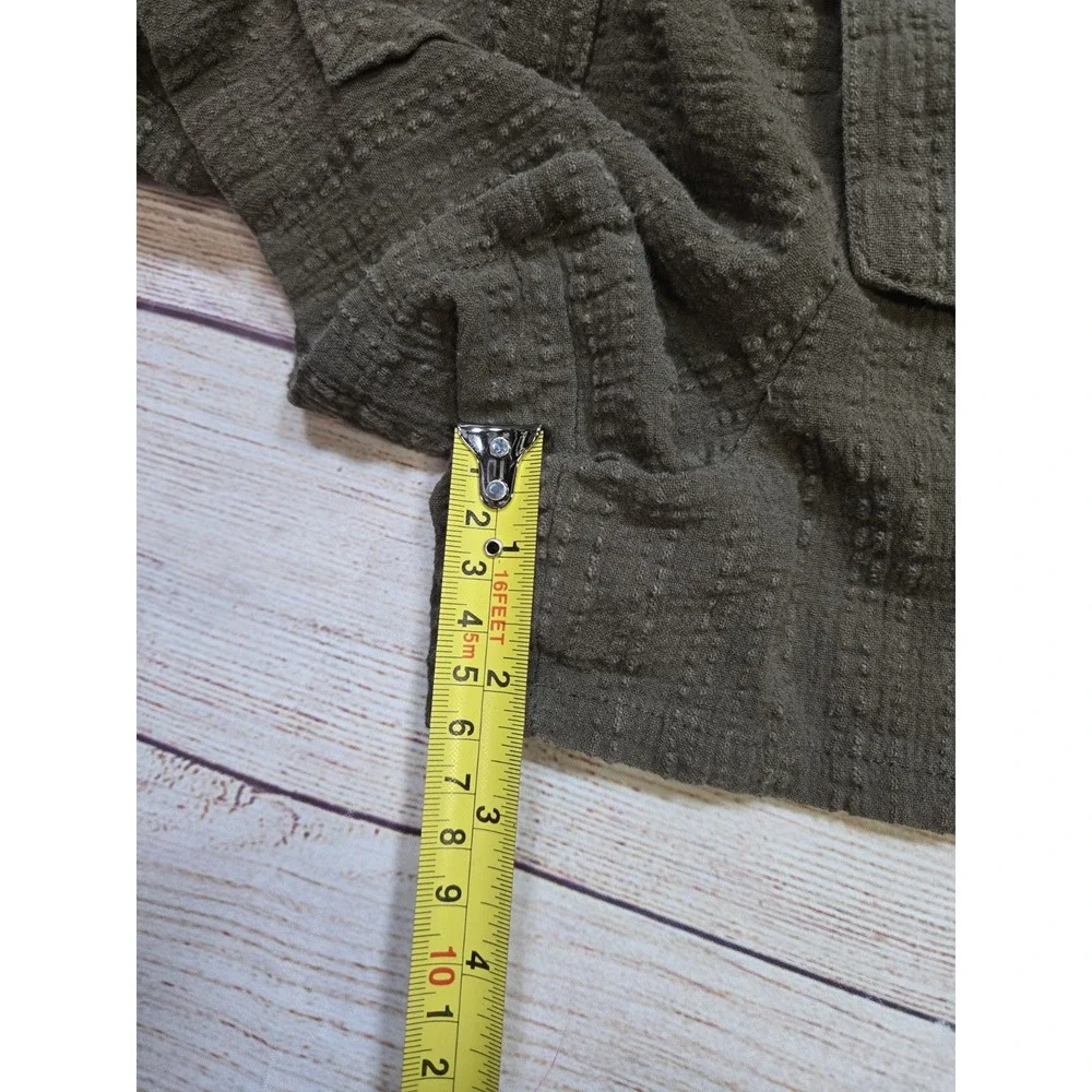 Art class Girls Shorts Size Small 6-6x Tie Belt Olive‎ green Paper bag waist